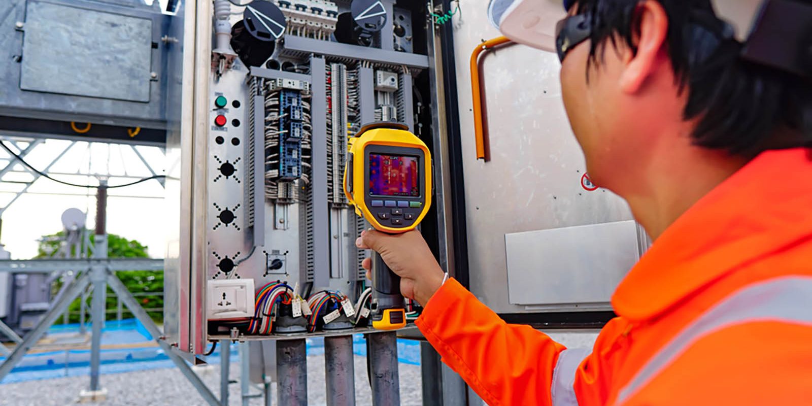 A thermal imaging camera